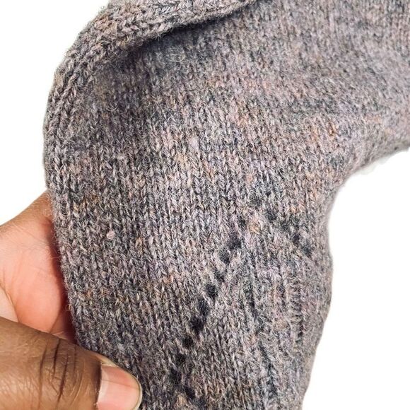 Outback Red Cardigan Womens L Marled Dark Lavender Grandpa VNeck Button Closure - Picture 4 of 14